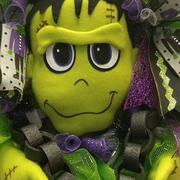 Deco Mesh "Frankie" Limited edition wreath - Picture 2 of 2